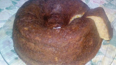 Bolo de banana amassada