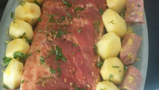 Costela de porco no capricho