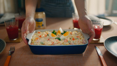 Salada de Maionese Cremosa com Presunto