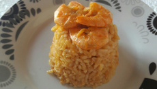 Arroz com camarão