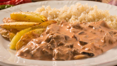 Estrogonofe vegetariano