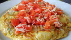 Omelete de legumes