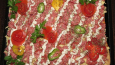 Focaccia de linguiça Blumenau