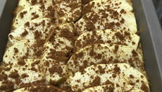 Bolo light de maçã e banana