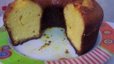 Bolo de laranja inteira