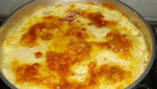 Batata gratinada delícia