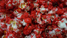 Pipoca doce vermelha fácil