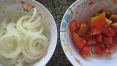 Fígado acebolado de porção