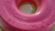 Gelatina arco-íris cremosa zero açúcar