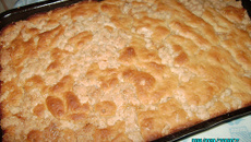 Bolo fácil de banana ou maçã