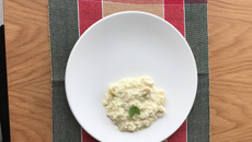Risoto de alho poró fácil e gostoso