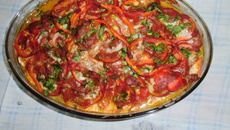 Filé de peixe ao forno