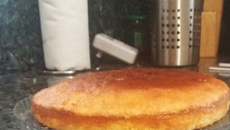 Bolo delicioso de laranja