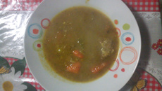 Sopão de legumes da Lauri