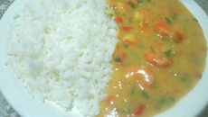 Bobó de camarão prático