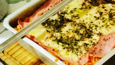 Chuchu ao forno com frango