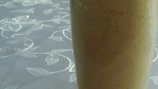 Vitamina de banana com maçã