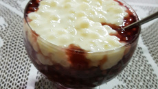 Sagu de bolinhas gigantes