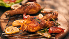 Frango ao forno com alecrim