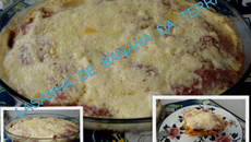 Lasanha de banana da terra