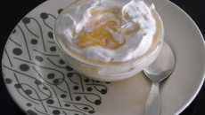 Delícia do céu em camadas