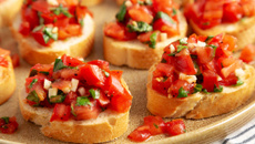Bruschetta na airfryer