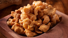 Torresmo crocante de panela de pressão