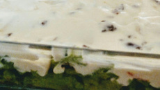 Salada crocante com bacon