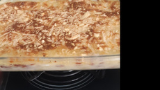 Escondidinho de carne seca com aipim