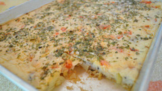 Torta de sardinha deliciosa