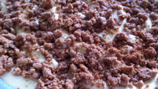 Bolo crocante de banana