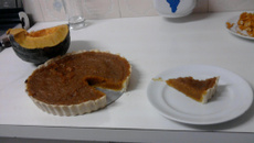 Torta doce de abóbora catiuba