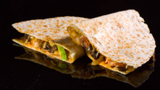 Taco de cogumelos (shimeji ou shitake)