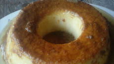 Pudim de leite e coco