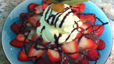 Carpaccio de morango