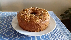 Bolo Integral de Maça, Grãos e Sementes (sem lactose)