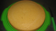 Bolo de fubá flocão