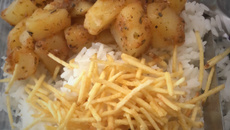 Batata rústica cozida da Paolla