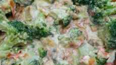 Brócolis com filé de pescada