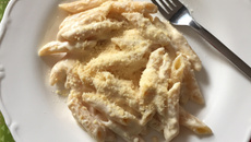 Fettuccine ao molho Alfredo