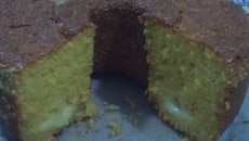 Bolo de milho com requeijão