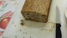 Pão caseiro light com linhaça e aveia