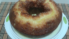 Bolo de laranja sem casca