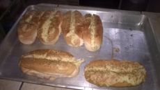 Pão de alho caseiro