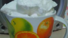 Chocolate quente com cobertura