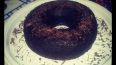 Prestígio gelado com raspas de chocolate