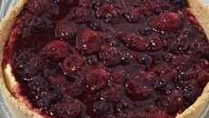 Torta de frutas vermelhas