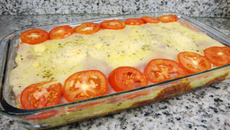 Lanche de forno de pão fatiado