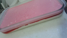 Espumone de gelatina de morango