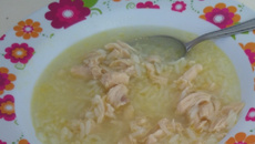 Canja de galinha simples
